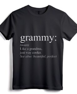 Grammy T-Shirt Lustiges Oma T-Shirt Oma - Tailliertes leichtes T-Shirt mit Doppelnahtdetails