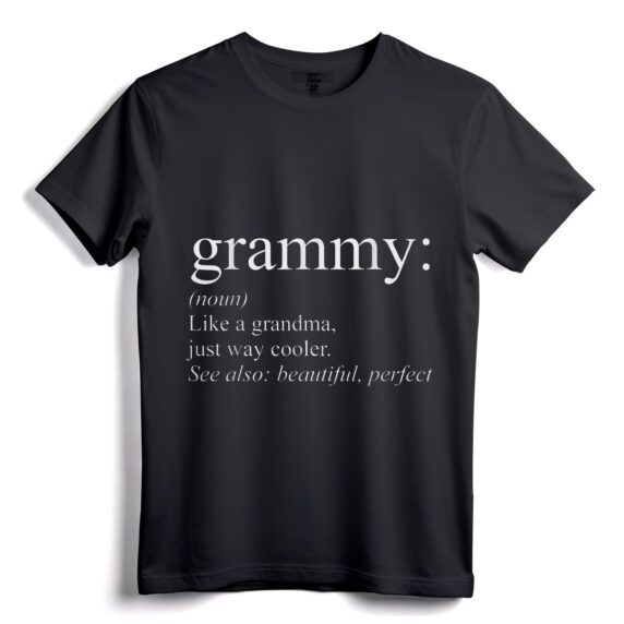 Grammy T-Shirt Lustiges Oma T-Shirt Oma - Tailliertes leichtes T-Shirt mit Doppelnahtdetails