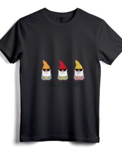 Damen-Shirt Hanging With My Gnomes, lustiges Gartenzwerg-Geschenk, V-Ausschnitt, einzigartiges Ruhestands- oder Geburtstagsgeschenk für Frauen
